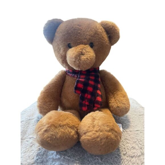 Bass Pro Shops Stuffed Teddy Bear w/ Scarf - Picture 1 of 11